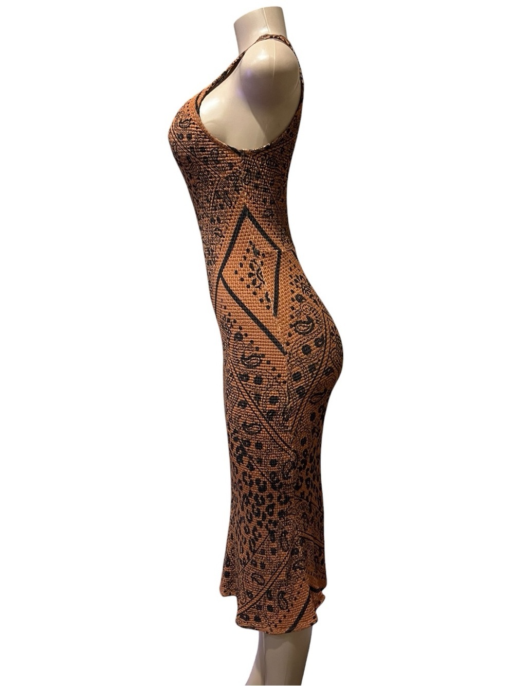 Farm Rio Alyse Knit Midi Paisley Anthropologie - Picture 4 of 8